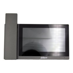 Innenmonitor mit Hörer, 7" LCD Monitor, 6x Alarm, 1x Alarm out