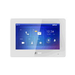 Touch-Screen-Monitor 7", IP-WLAN, 2-Draht, weiß, ohne PoE
