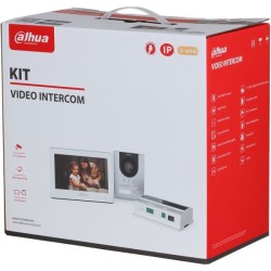 2-Draht-Video-Gegensprechanlagen-Set, 2 MP, 7" TFT-Touch-Screen, IP65, IK07, Aufputz