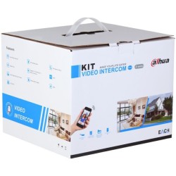 2-Draht-Video-Gegensprechanlagen-Set, 2 MP, 4,3" TFT-Touch-Screen, IP65, IK07, Unterputz