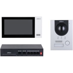 IP-Video-Gegensprechanlagen-Set, 2 MP, 7" TFT-Touch-Screen, IP65, IK07, Aufputz