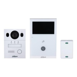 2-Draht-Videogegensprechanlagen-Set, 2MP, 4,3" TFT Touch-Screen, Unterputz, IP65, IK07