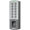Standalone Zutrittskontrolle mit Fingerabdruck-Scanner, MIFARE-Kartenleser, Tastatur, 13,56 MHz, IP65, IK08, grau