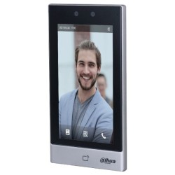 Wlan-IP-Zutrittsmodul mit Gesichtserkennung und Kartenleser, 7" LCD, 2 MP, 13,56 MHz, IP65, silber