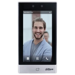 Wlan-IP-Zutrittsmodul mit Gesichtserkennung und Kartenleser, 7" LCD, 2 MP, 13,56 MHz, IP65, silber