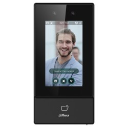 IP-Zutrittsmodul mit Gesichtserkennung und Kartenleser, 4,3" LCD, 2 MP, 125 KHz, IP65, schwarz