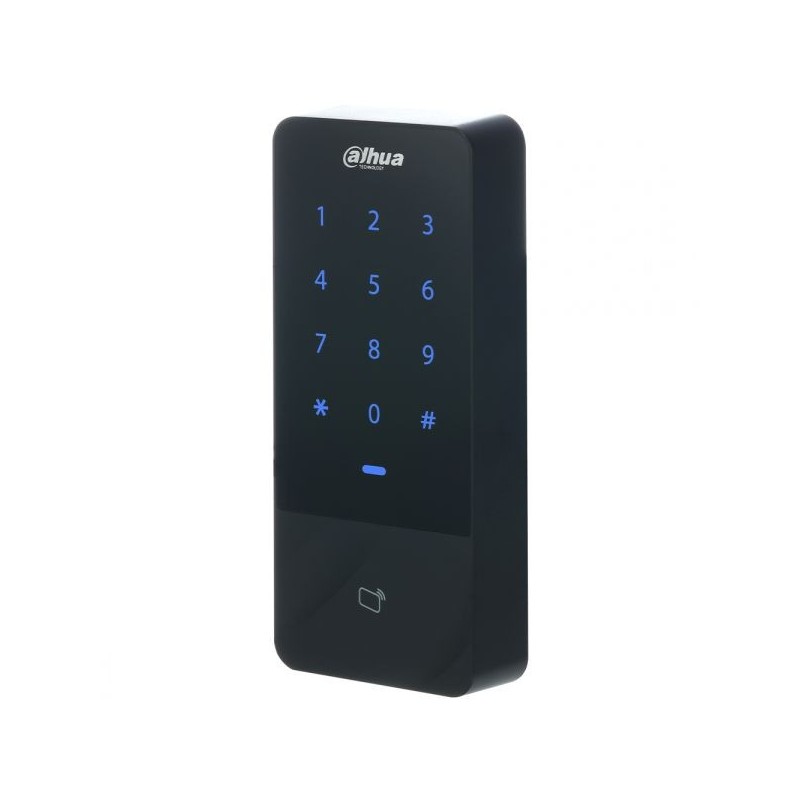 Standalone MIFARE-Leser mit Tastatur, 13,56 MHz, IP66, schwarz