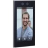 IP-WLAN-Zutrittsmodul mit Fingerabdruck-Scanner, Gesichtserkennung und Kartenleser, 7" LCD-Touch-Screen, 2 MP, IP65, silber