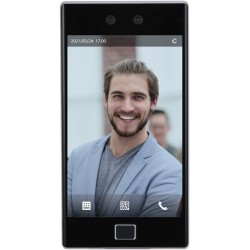 Wlan-IP-Zutrittsmodul mit Gesichtserkennung, 2MP, 8“ LCD-Touch-Screen, 13,56 MHz, IP65, schwarz