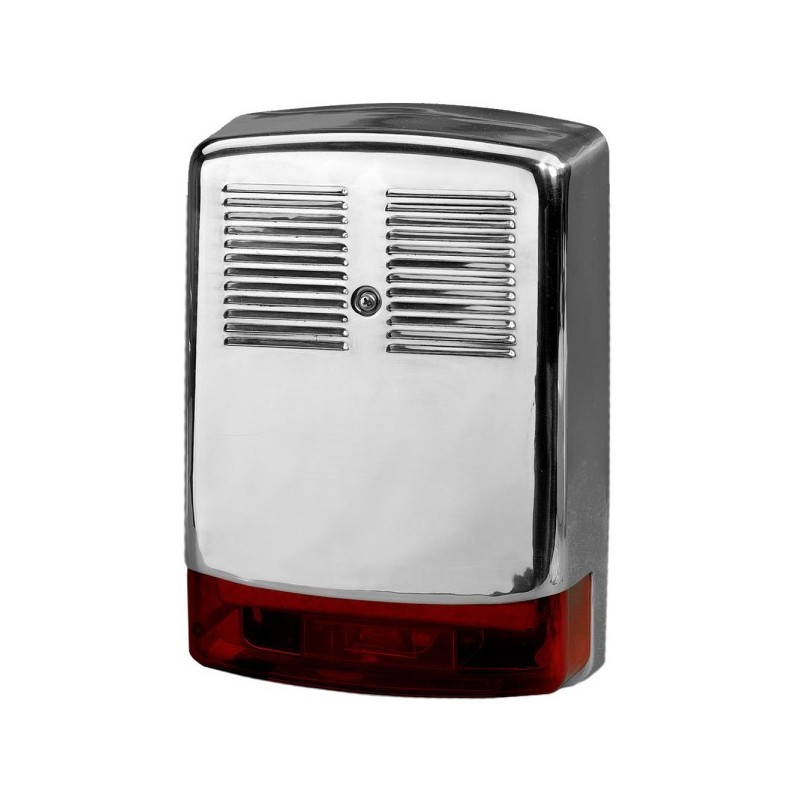 Außensirene, VdS, 110 dB, IP35, weiß