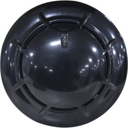 Konventioneller Rauchmelder, IP2X, schwarz, Decke