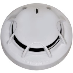 Optischer Rauch-/Hitzemelder, IP2X, weiß, Decke, verkabelt