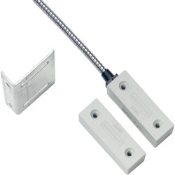 Magnetkontakt, 0,6 m Kabel, gepanzerte Anschlussleitung, weiß
