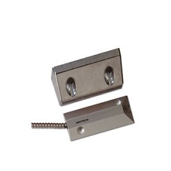 Rolltorkontakt, eloxiertes Aluminium, 75mm Schaltabstand, 2m