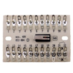 Aritech Verteilerplatine, verkabelt