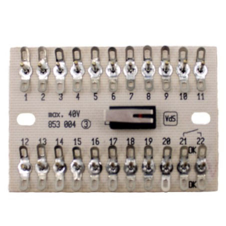 Aritech Verteilerplatine, verkabelt