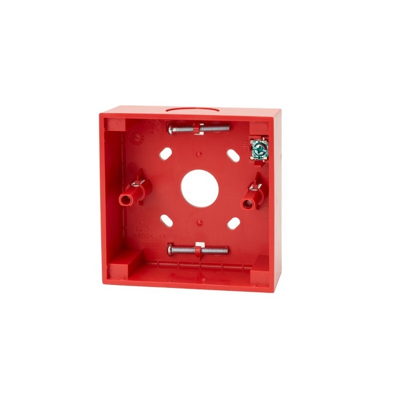 Aufputzgehäuse für Handfeuermelder, rot