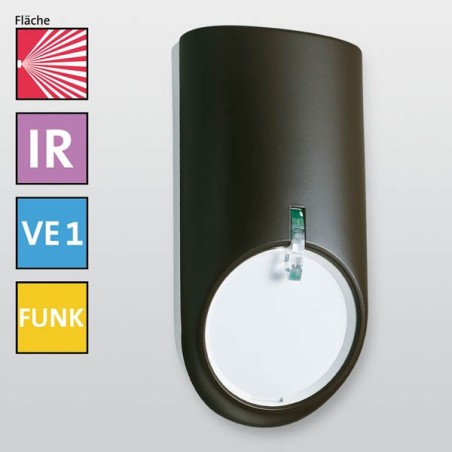 Infrarot-Bewegungsmelder Funk comstar VAYO F215 - Sepiabraun