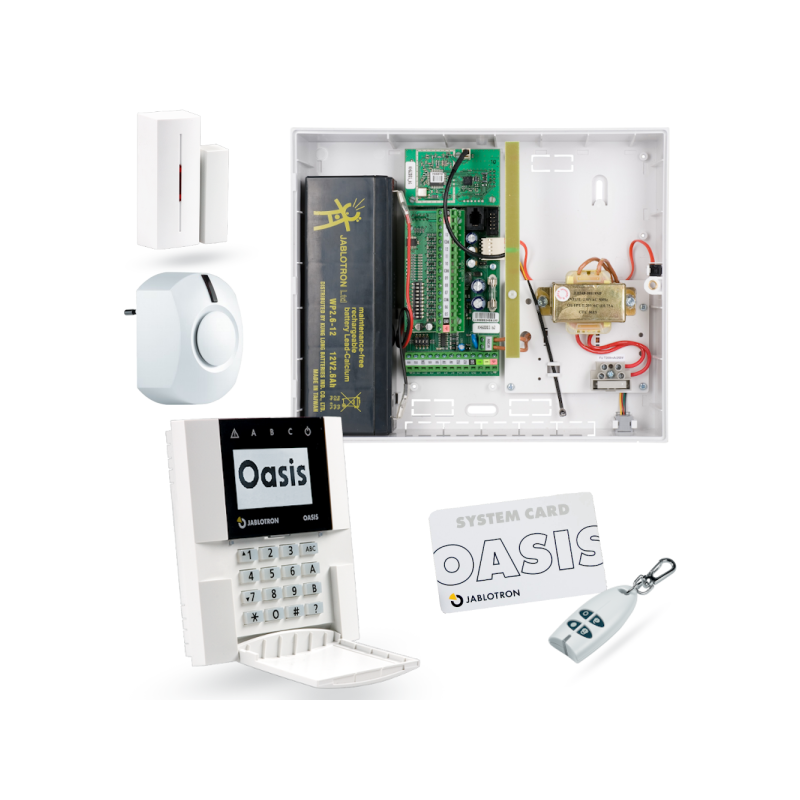 Jablotron Alarm-Set mit Zentrale JA-82K, Akku, GSM-Modul & Erweiterungen