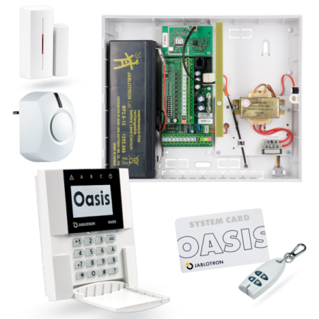 Jablotron Alarm-Set mit Zentrale JA-82K, Akku, GSM-Modul & Erweiterungen