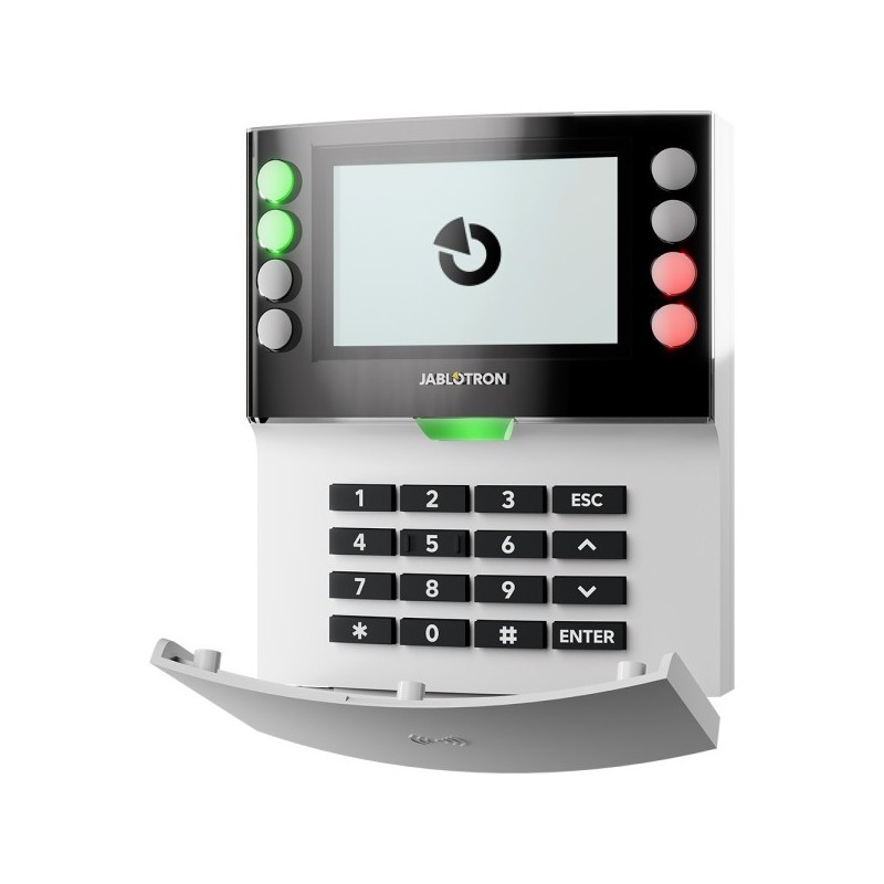 Funk-Bedienteil, LCD, RFID, weiß