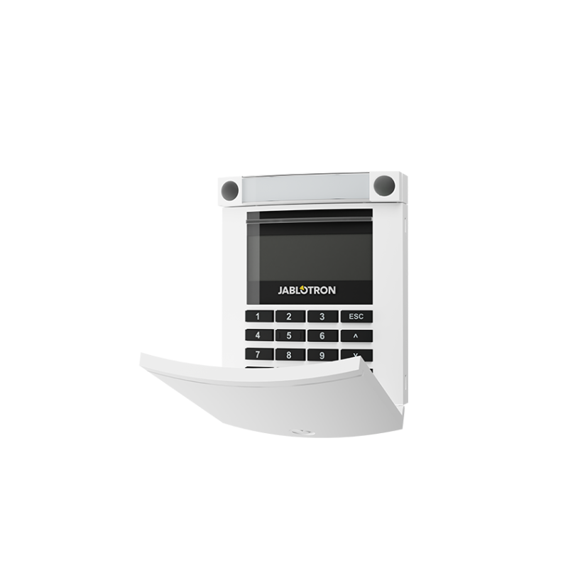 BUS-Bedienteil, LCD-Display, Tastatur, RFID-Leser, weiß