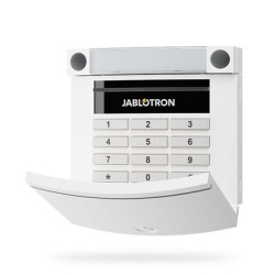 Funk-Bedienteil mit Tastatur und Leser, weiß