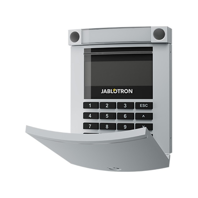 BUS-Bedienteil, LCD-Display, Tastatur, RFID- Leser, grau