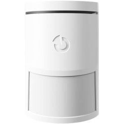 BUS-Dual-PIR/MW-Bewegungsmelder, 12m/110°, 12m/80°, Grad 2, weiß